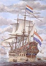 Painting of VOC-ship